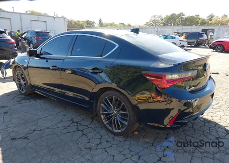 2021 Acura Ilx Premium A-Spec Packages/Technology A-Spec Packages from USA, damaged, VIN 19UDE2F86MA009850